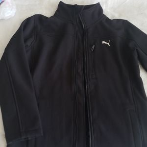Puma black jacket boys size M